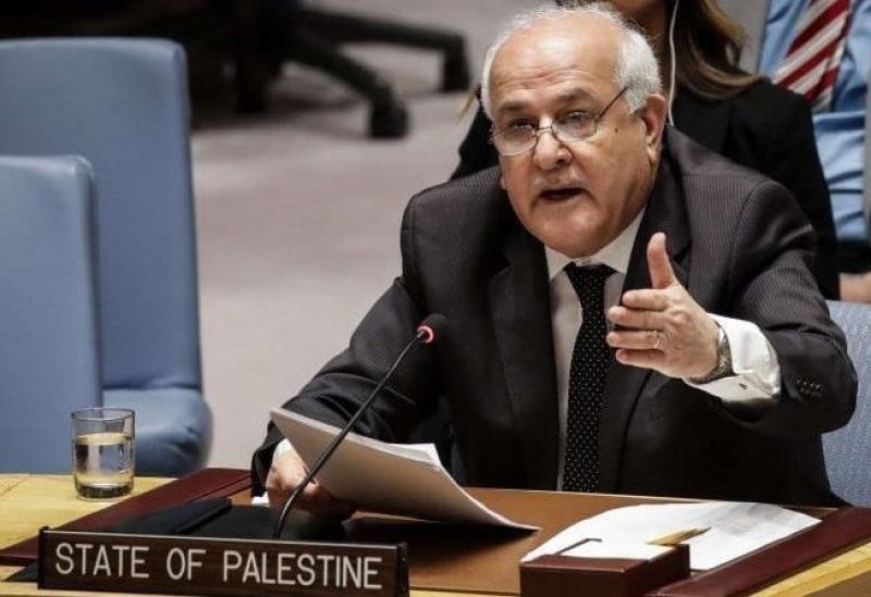 رياض منصور المندوب الدائم لفلسطين في الأمم المتحدة