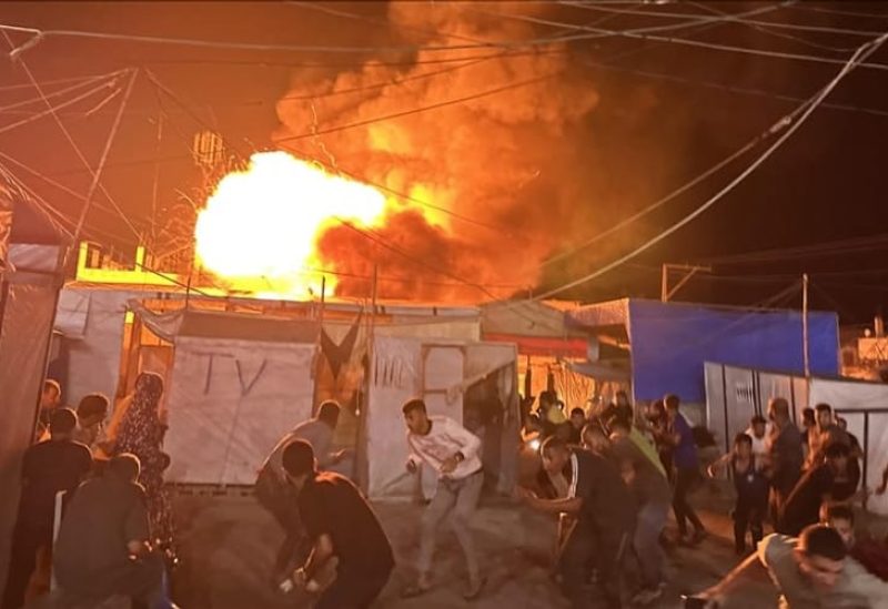 الجيش الإسرائيلي يرتكب مجزرة بحق النازحين في مستشفى شهداء الأقصى