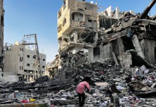 إلحاق ضرر بمدنيين في حرب غزة