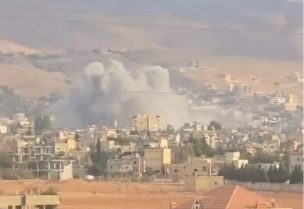 صورة من سلسلة الاستهدافات في بعلبك