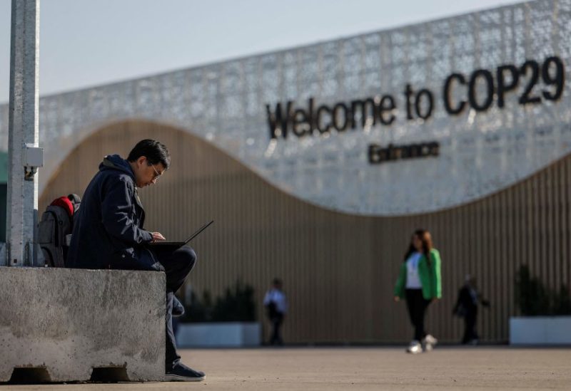 مؤتمر الأمم المتحدة للتغير المناخي COP29، في باكو، أذربيجان 22 نوفمبر/تشرين الثاني 2024. رويترز