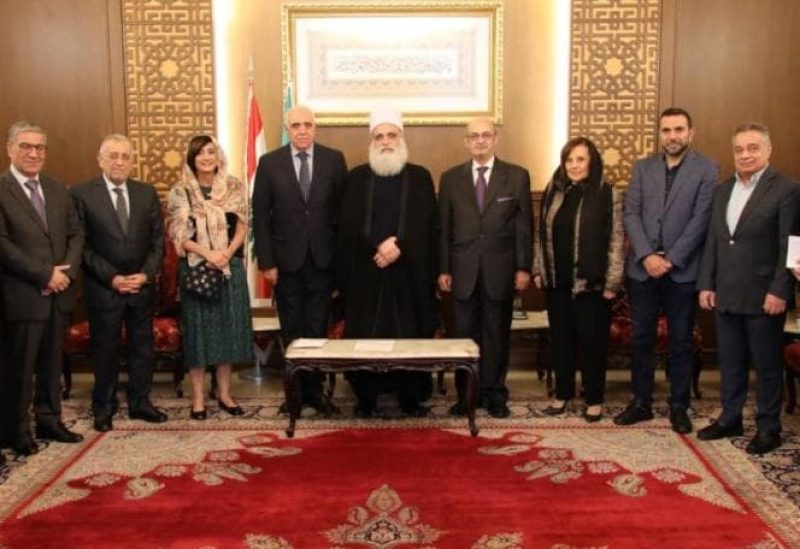 شيخ العقل التقى مجلس نقابة المحرّرين