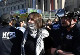 الشرطة الأمريكية تعتقل متظاهرين مؤيدين لفلسطين - أرشيفية