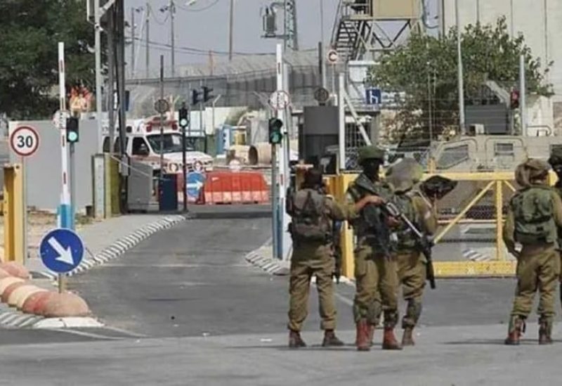 قوات الاحتلال الإسرائيلي عند حاجز مخيم شعفاط بالقدس