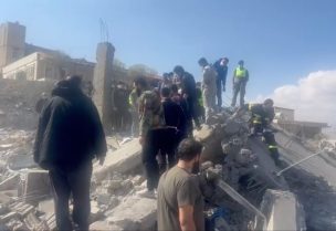 غارة استهدفت مبنى في العين في قضاء بعلبك