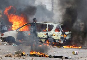 مظاهرة ضد الحزب الحاكم في موزامبيق