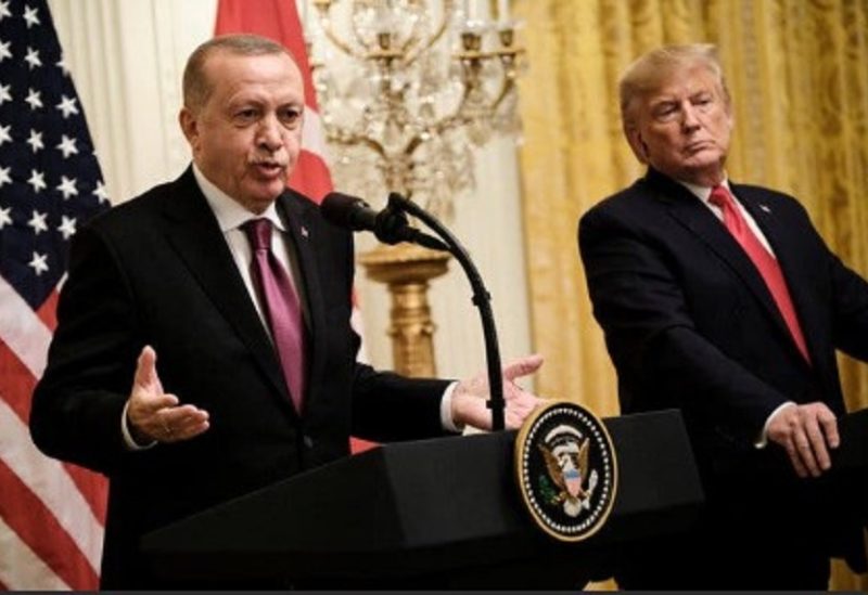 الرئيس التركي رجب طيب أردوغان والرئيس الأمريكي المنتخب دونالد ترامب
