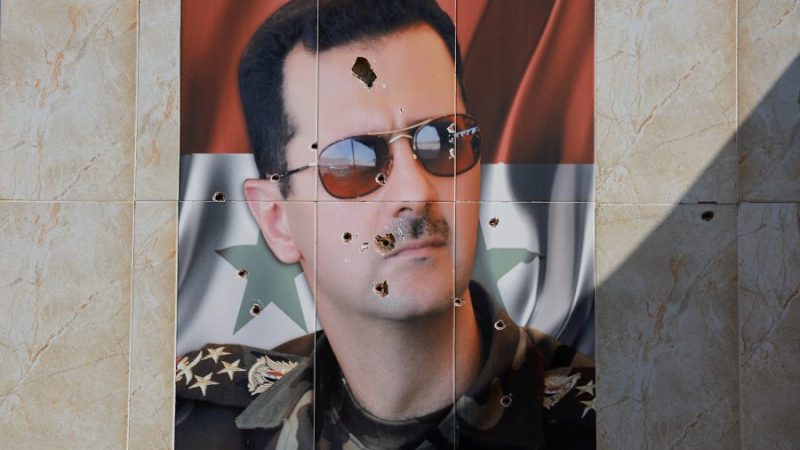 صورة رئيس النظام السوري المخلوع بشار الأسد. رويترز