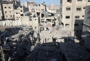موقع غارة جوية إسرائيلية على منزل في غزة، 19 ديسمبر/كانون الأول 2024. رويترز