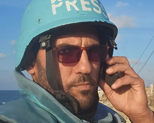الشهيد أحمد اللوح مصور قناة الجزيرة (منصات التواصل)