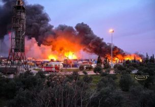 قصف إسرائيلي على ميناء اللاذقية- 28 ديسمبر/ كانون الأول 2021