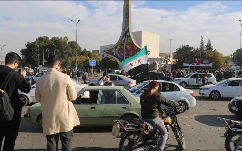 ساحة الأمويين وسط العاصمة السورية دمشق - رويترز