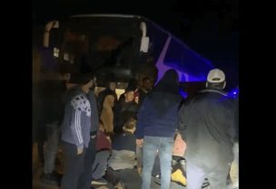 حادث بين حافلة للجيش و فان للركاب في عكار
