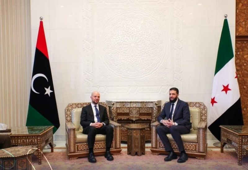 وزير الدولة للاتصال والشؤون السياسية وليد اللافي و القائد العام للادارة السورية الجديدة أحمد الشرع
