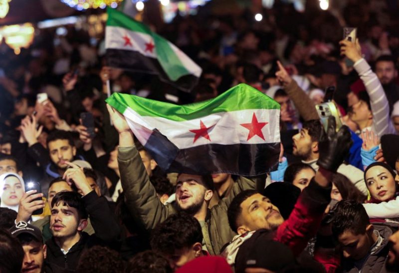 احتفالات رأس السنة الجديدة، بعد الإطاحة بالرئيس السوري بشار الأسد، في دمشق، سوريا، 1 يناير/كانون الثاني 2025. رويترز