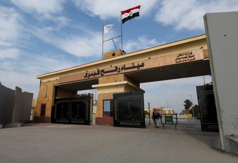 معبر رفح الحدودي. رويترز