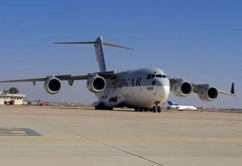 الطائرة الثانية تهبط في مطار دمشق ضمن الجسر الجوي القطري