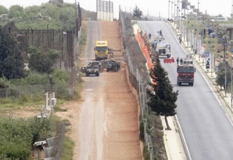 الجدار في بلدة البستان الحدودية