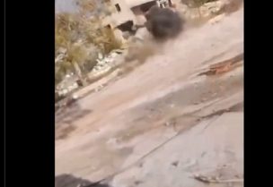 صورة من الفيديو من بلدة بني حيان