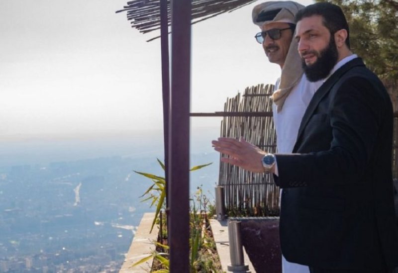 الرئيس أحمد الشرع وأمير دولة قطر تميم بن حمد آل ثاني