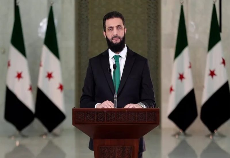 الرئيس السوري أحمد الشرع
