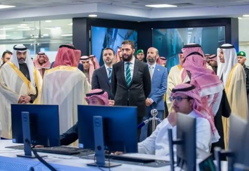 الرئيس السوري يزور مقر سدايا في العاصمة الرياض