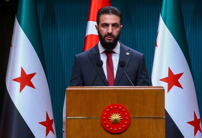 الرئيس السوري أحمد الشرع. رويترز