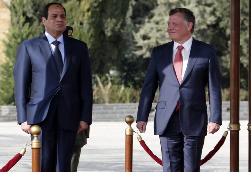 السيسي والملك عبد الله