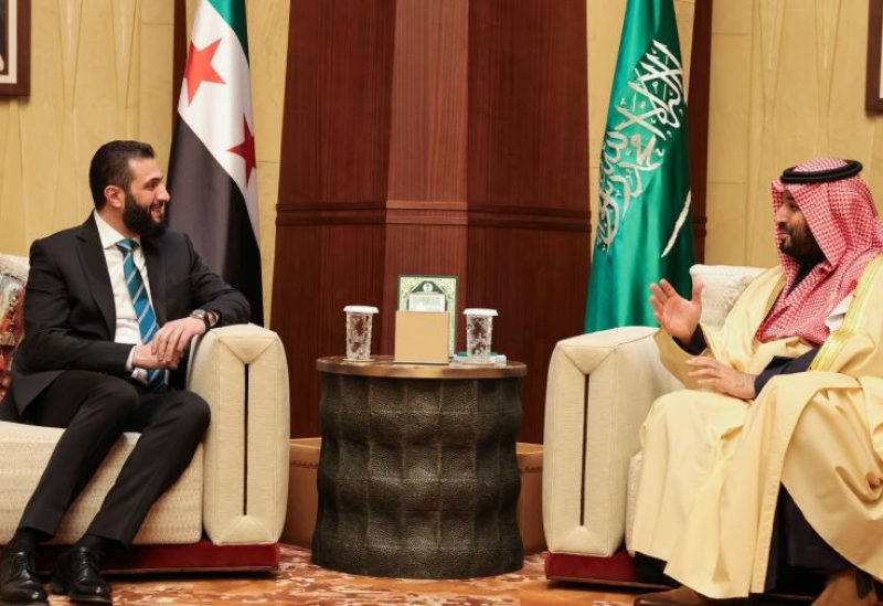 الأمير محمد بن سلمان والرئيس السوري أحمد الشرع -سانا