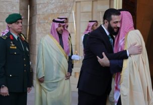الأمير محمد بن سلمان والرئيس السوري أحمد الشرع