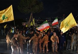 انتشار لعناصر من حزب الله على طريق المطار