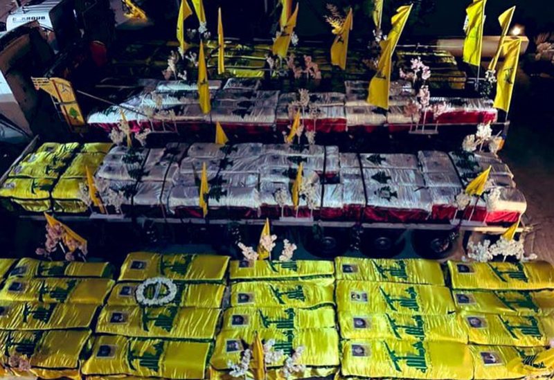 تشييع 135 شهيداً في قريتين بجنوب لبنان