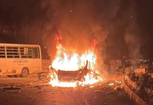 إصابات باستهداف إسرائيلي لسيارة على طريق عام جرجوع - إقليم التفاح جنوبي لبنان