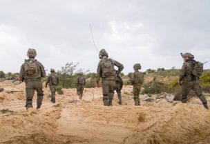 الجيش الاسرائيلي في قطاع غزة