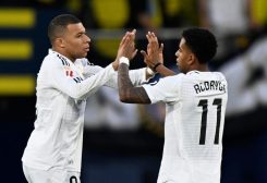 مبابي في مباراة ريال مدريد ضد مضيفه فياريال (رويترز)