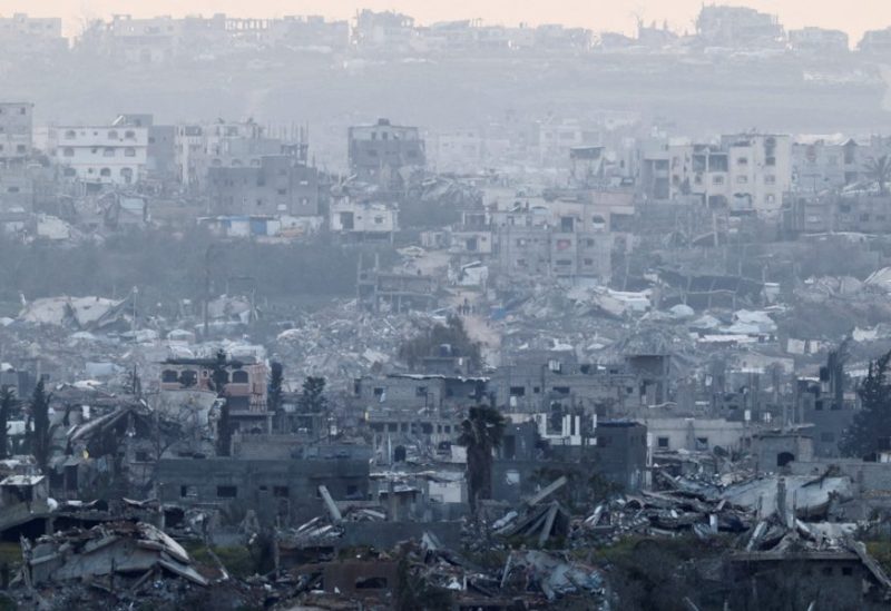مبان مدمرة في غزة جراء العدوان الاسرائيلي. رويترز