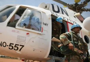 هجوم على هليكوبتر بالسودان