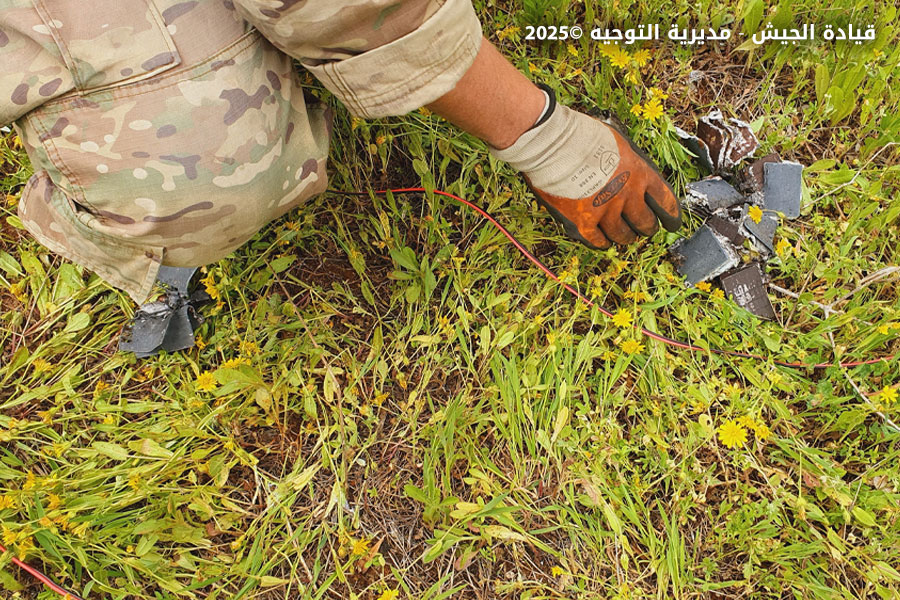 بالصور.. الجيش يعثر على منصات إطلاق الصواريخ من جنوب لبنان