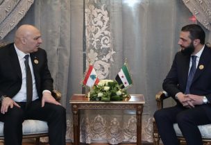 لقاء بين الرئيس عون والشرع