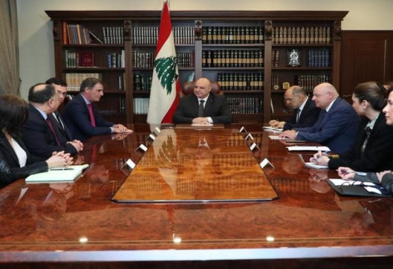 رئيس الجمهورية العماد جوزاف عون استقبل في قصر بعبدا، وفداً من بعثة صندوق النقد الدولي برئاسة رئيس البعثة ارنستو راميرز ريغو
