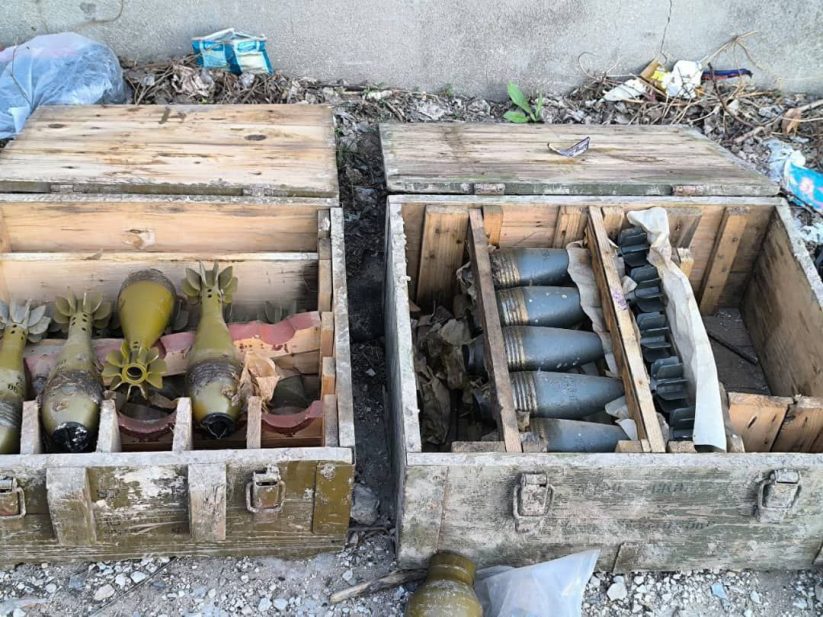 الأمن الداخلي في مدينة القرداحة يصادر قذائف هاون وذخائر رشاشات إثر عملية تفتيش في منطقة السلاطة