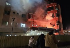 مستشفى "ناصر الطبي" في مدينة خان يونس جنوبي قطاع غزة