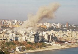 الانفجار بحي الرمل في اللاذقية