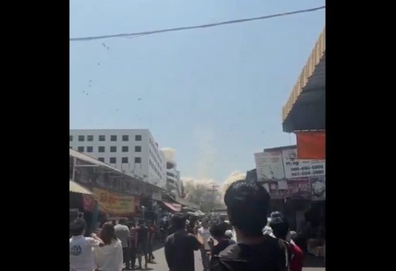 انهيار ناطحة سحاب في تايلاند