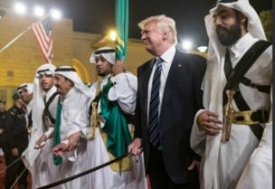 الرئيس دونالد ترامب خلال زيارته السابقة للمملكة العربية السعودية