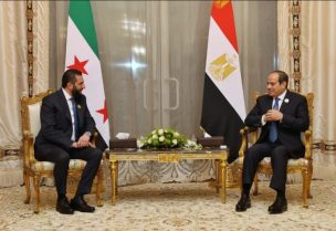 السيسي يجتمع مع الشرع