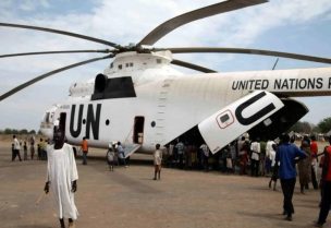 إطلاق نار على هليكوبتر للأمم المتحدة بجنوب السودان