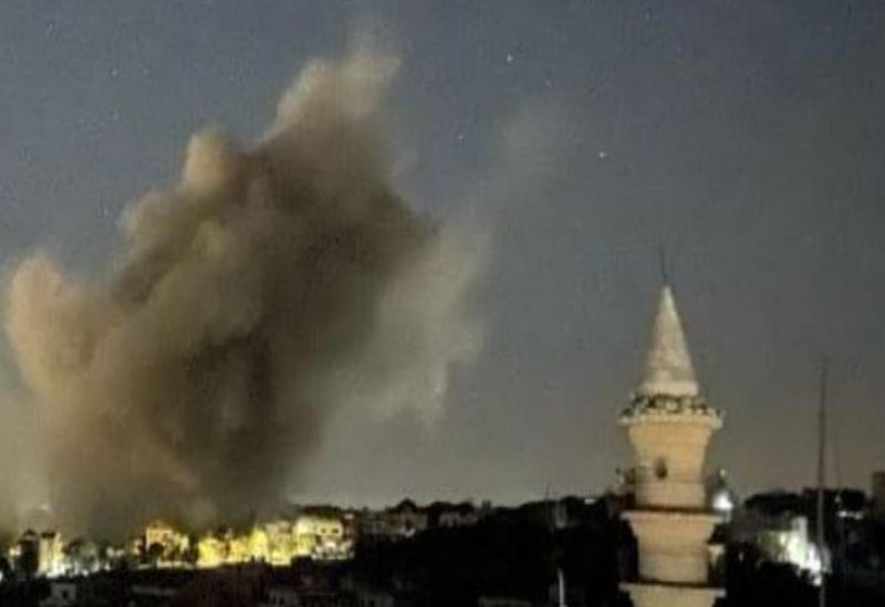 غارة إسرائيلية على محيط بلدة عيناتا جنوبي لبنان