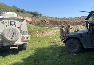 قوة من الجيش اللبناني برفقة قوة من اليونيفيل في جنوب لبنان