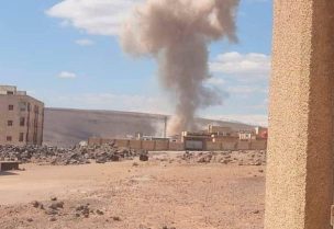 غارة إسرائيلية استهدفت منطقة نجها جنوبي العاصمة دمشق